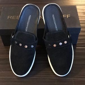 Rebecca Minkoff Sonia Slip-on Suede Mules w box 8